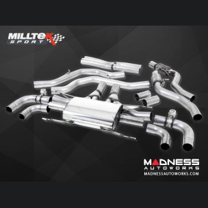 Alfa Romeo Giulia Performance Exhaust - 2.9L QV - Milltek - Cat Back Design